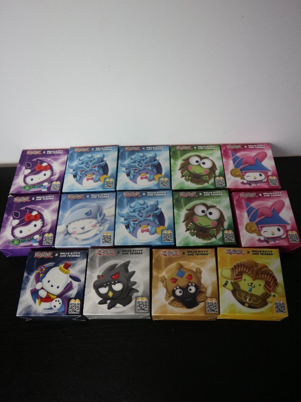 14 Mcdonalds x Sanrio x Yugioh NWT With Box Plushies Lot Toys